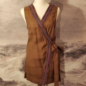Anthropologie wrap tunic Liviana by Maeve sz M